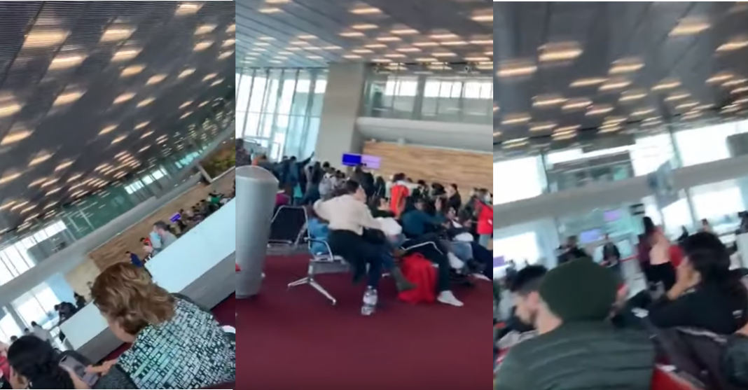 Mexicanos varados en aeropuerto de París cantan «Cielito Lindo» ¡y se vuelven virales!