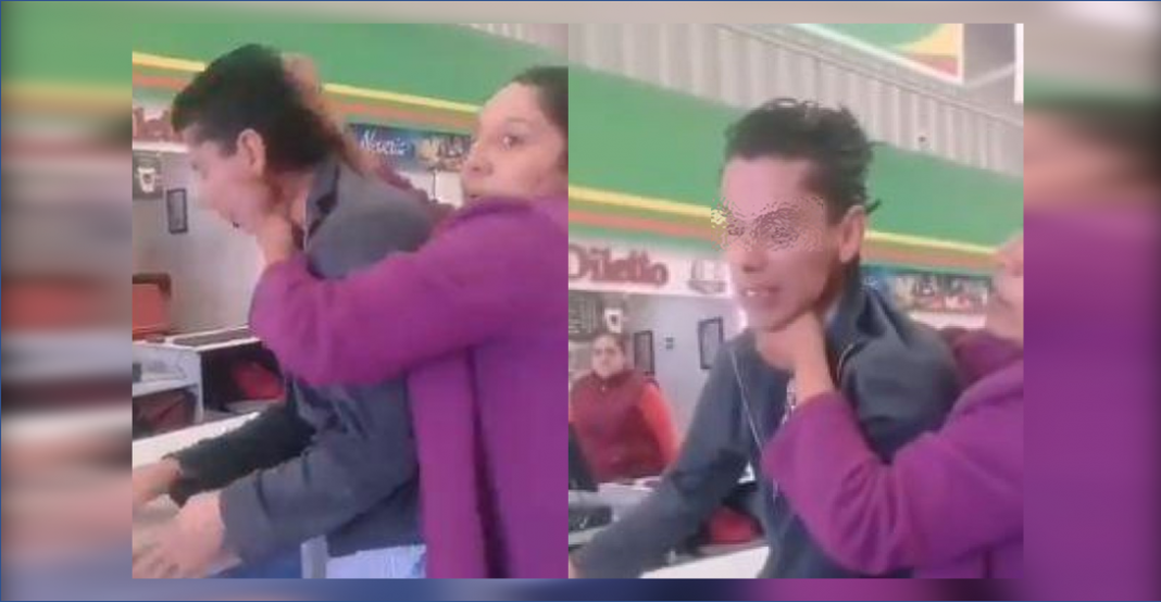 Valiente mamá atrapa a tipo que tomaba fotos a su hija de 14 años