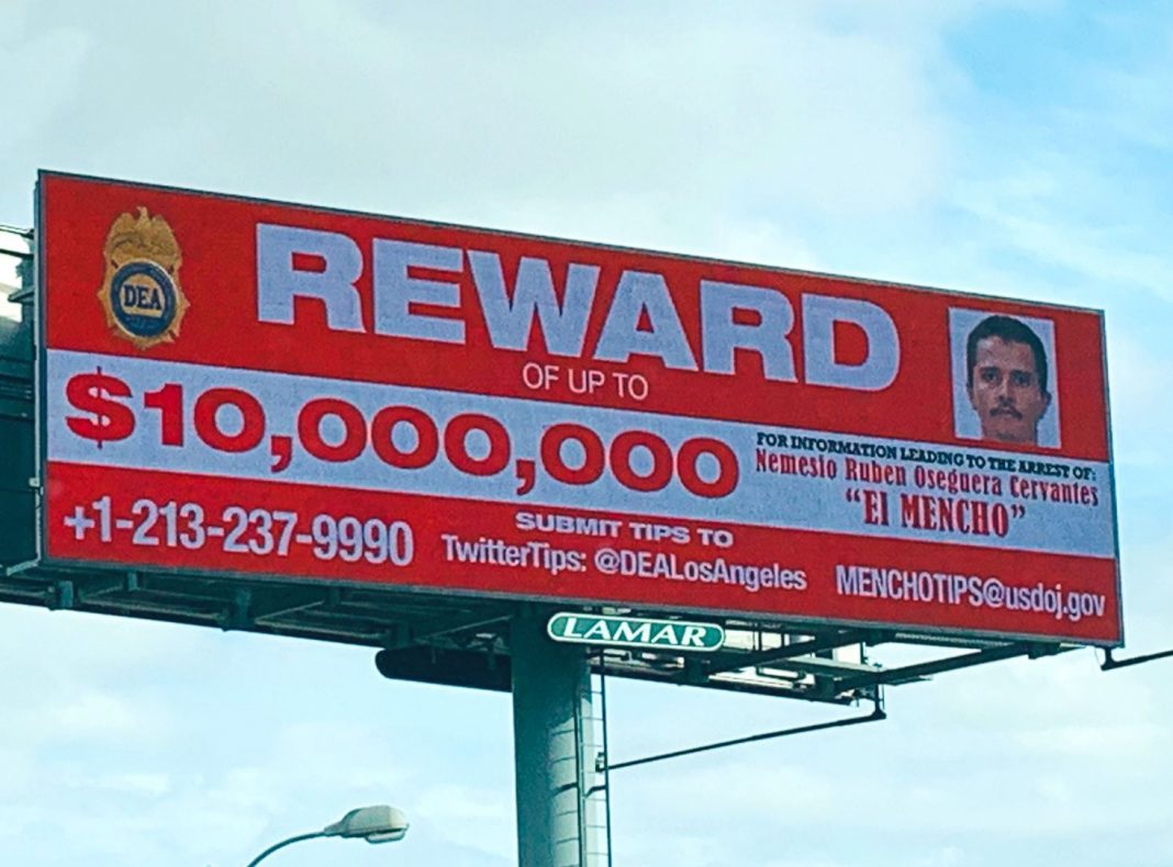 El “Mencho”, número uno buscado por la DEA
