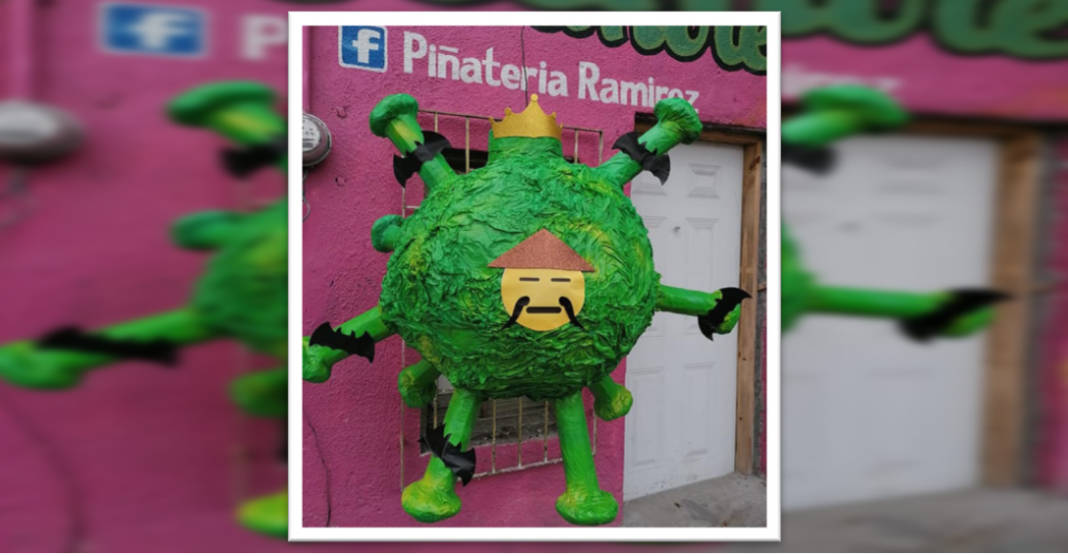 Ya llegó la piñata del Coronavirus ¡A partirle su m…!