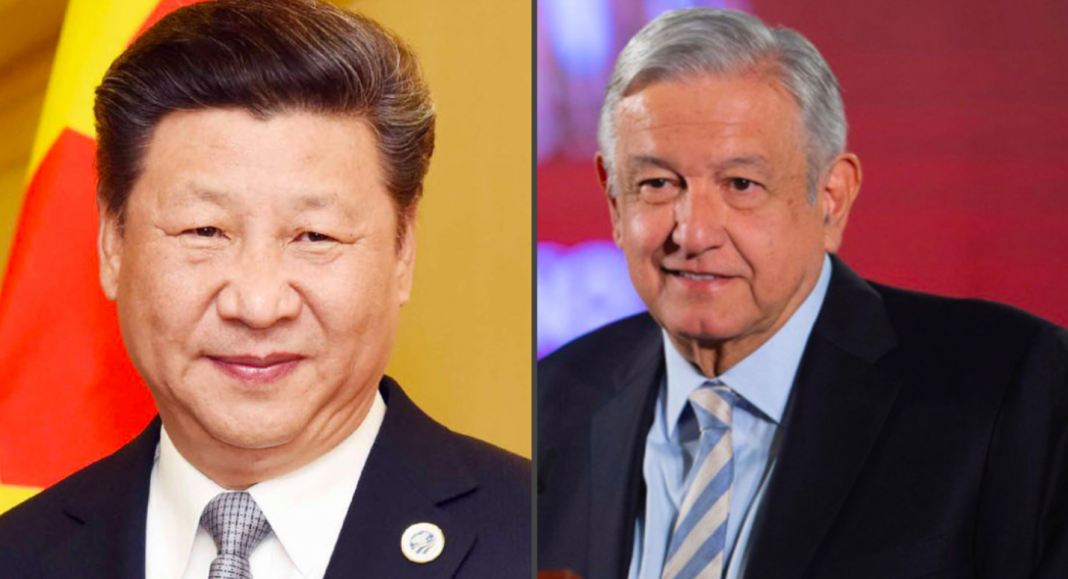 Dialogo entre AMLO y Xi Jinping
