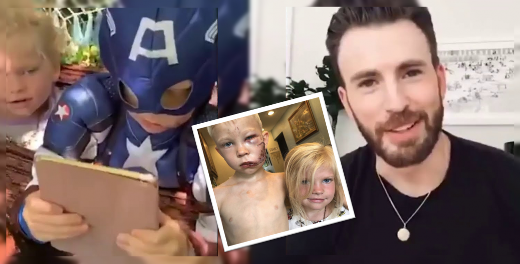 Capitán América envía mensaje a niño que protegió a su hermana de ataque canino