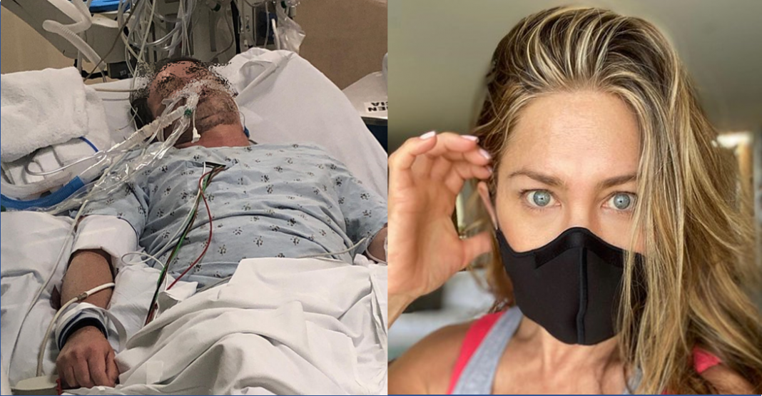 «Esto es real»: Jennifer Aniston muestra desgarradora foto de amigo con COVID-19