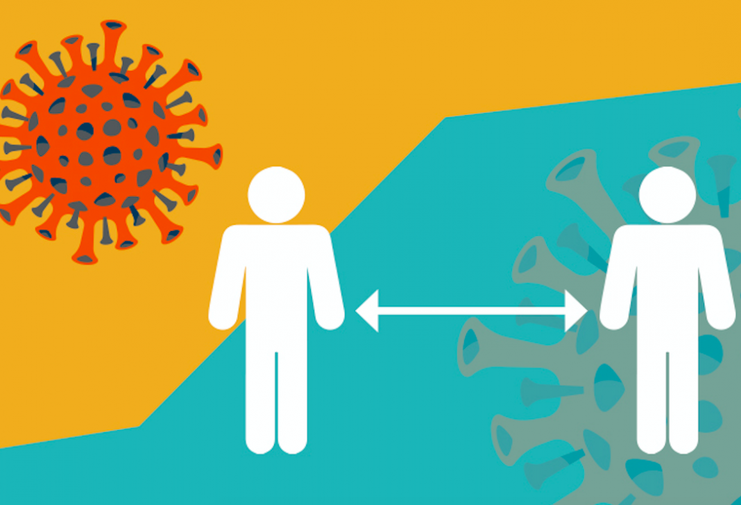 COVID-19 se puede contagiar a 5 metros de distancia: estudio