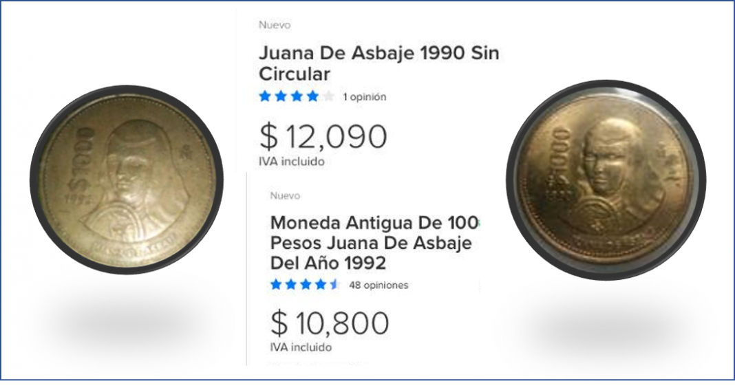 ¡Monedas de Sor Juana valen varios miles de pesos!