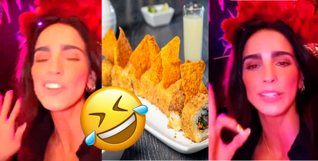 Bárbara de Regil celebra fiestas patrias, ¡con comida japonesa!