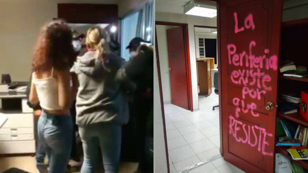 Desalojan a feministas de la CODHEM; hay detenidas