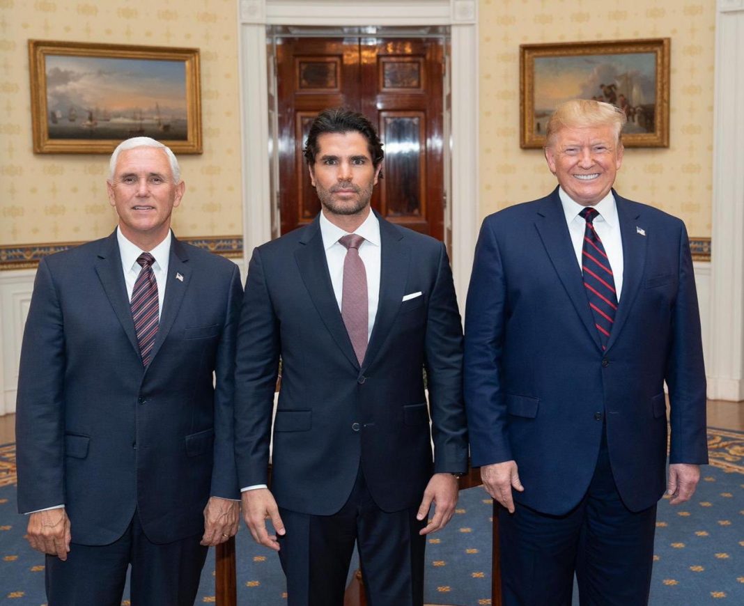 Eduardo Verástegui, como asesor de Donald Trump