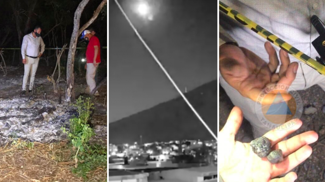 ¿¡Caen fragmentos de meteorito en Tamaulipas!?