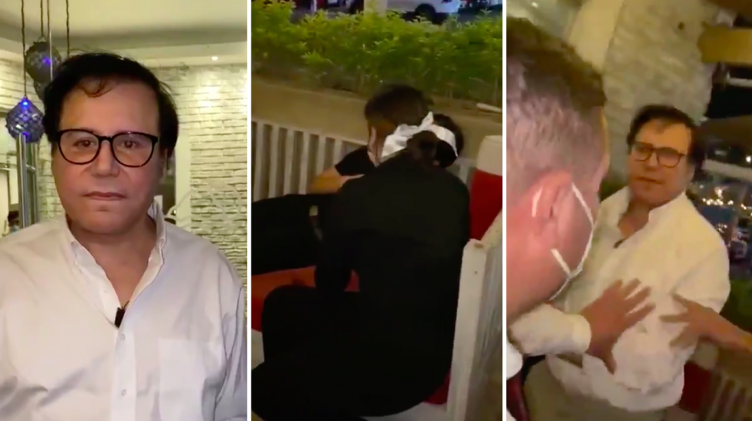 Exdelegado de SRE agrede en restaurante