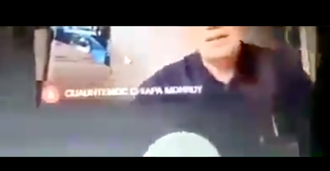 Profesor es señalado de golpear a mujer durante clase en línea