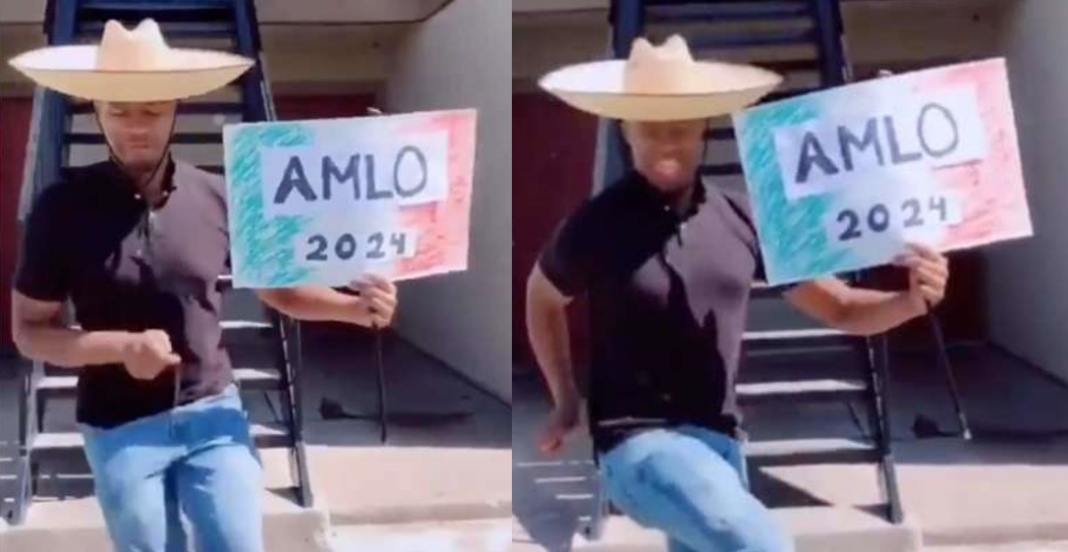 Gringo dice que prefiere votar por AMLO que por Trump o Biden