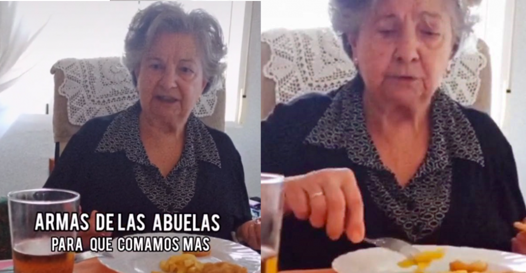 Abuela muestra ’10 armas’ para que los nietos coman