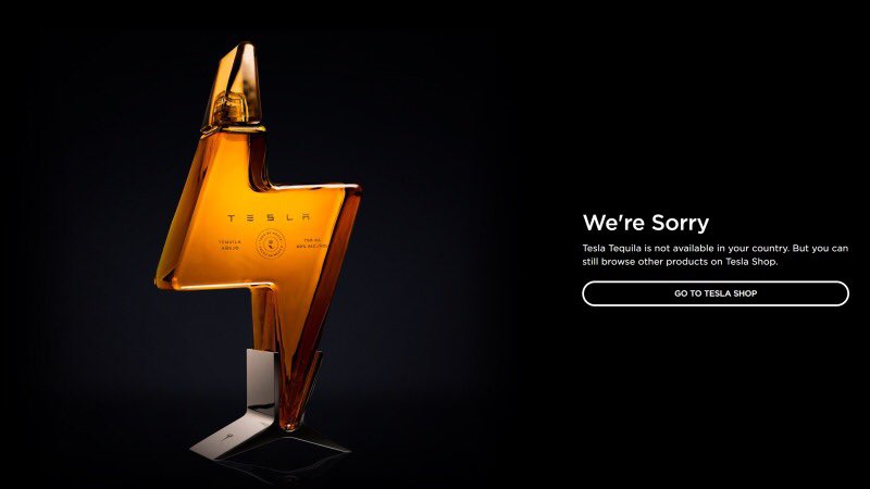 Tesla lanza tequila por 250 dólares, se agota en horas