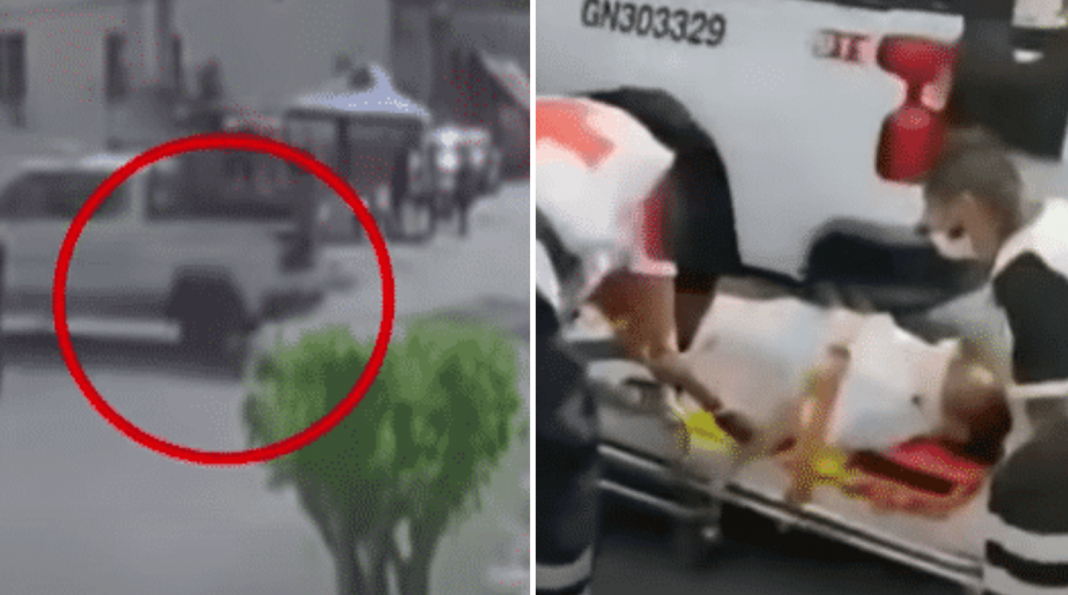 Patrulla de la GN atropella a mujer de la tercera edad