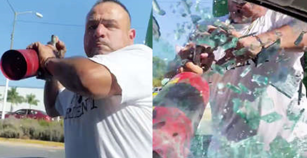 Chofer de autobús enfurece porque le pidieron no arrojar basura en la calle