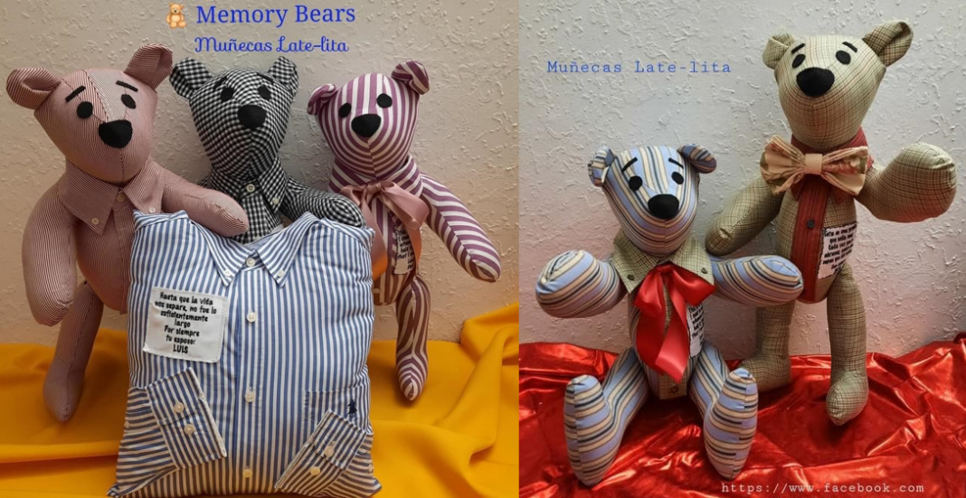 Mexicana crea ‘Los Memory Bears’ con ropa de víctimas de COVID