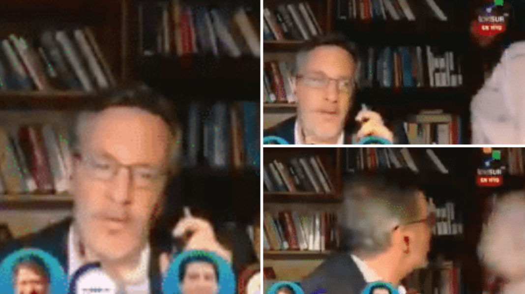 Explosiva reacción de John Ackerman en vivo