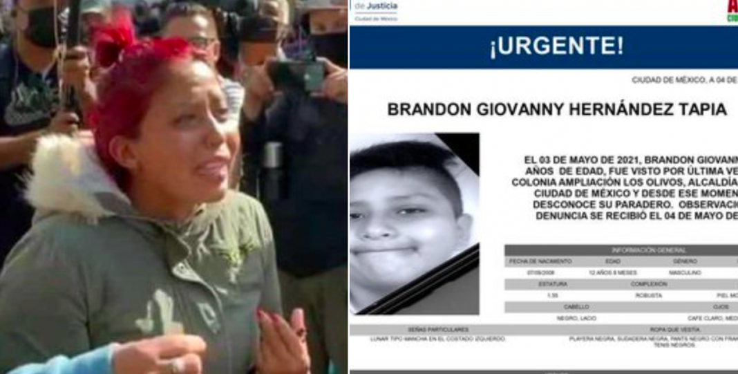 Brandon Giovanny, de 12 años, es localizado sin vida