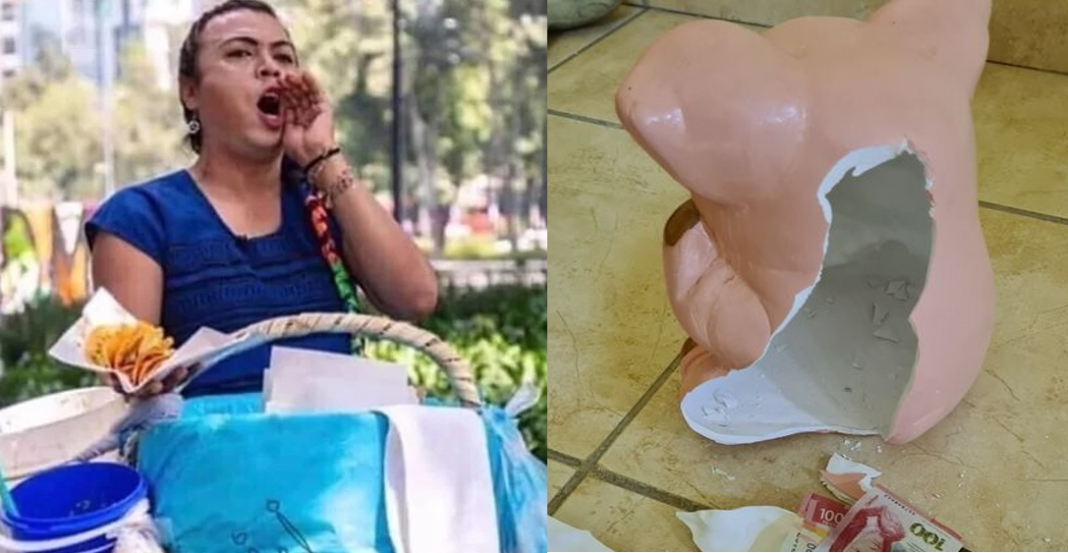 Dejan a Lady tacos de canasta sin sus ahorros