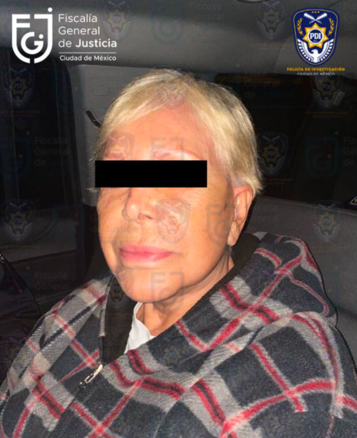 Alejandra Barrios, arrestada por extorsión y robo