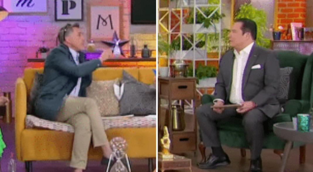 Sergio Mayer y Gustavo Adolfo Infante se enfrentan en vivo