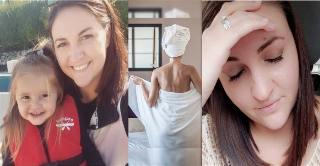 Pequeña manda fotos de su mamá desnuda por error