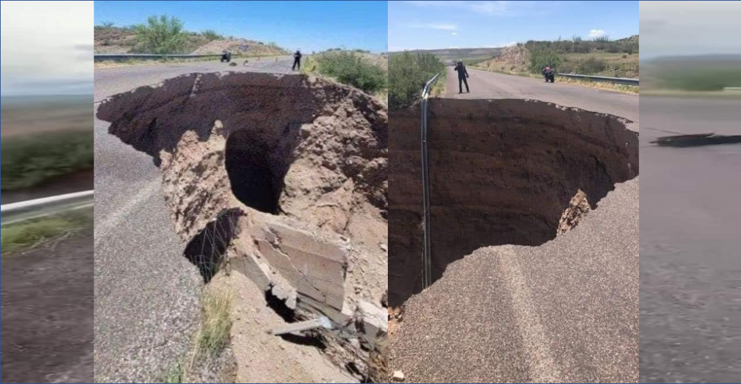 ¡Socavones por todas partes!, ahora uno en Chihuahua