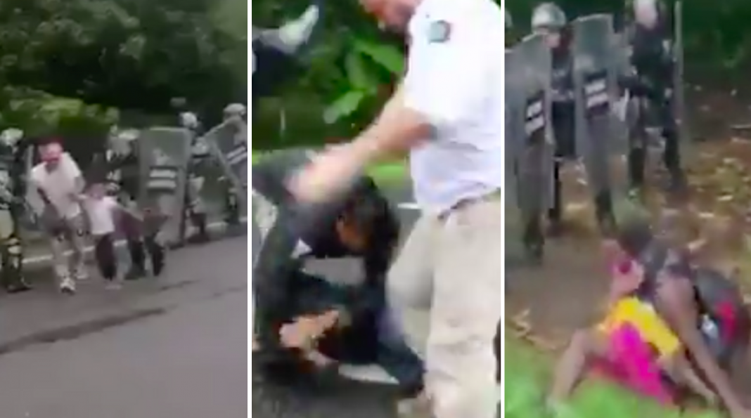 México reprime paso migrante con brutalidad