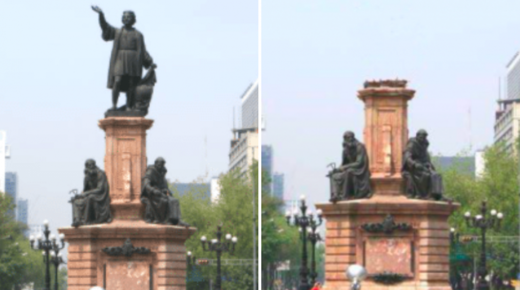 Estatua de mujer olmeca sustituirá a la de Colón
