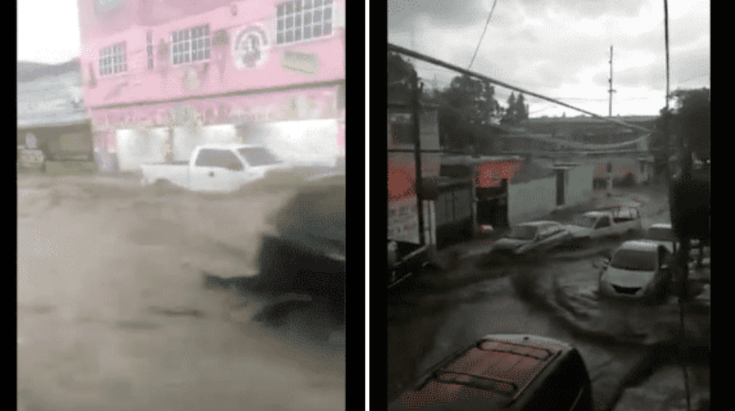 Lluvia provoca severas afectaciones en Ecatepec