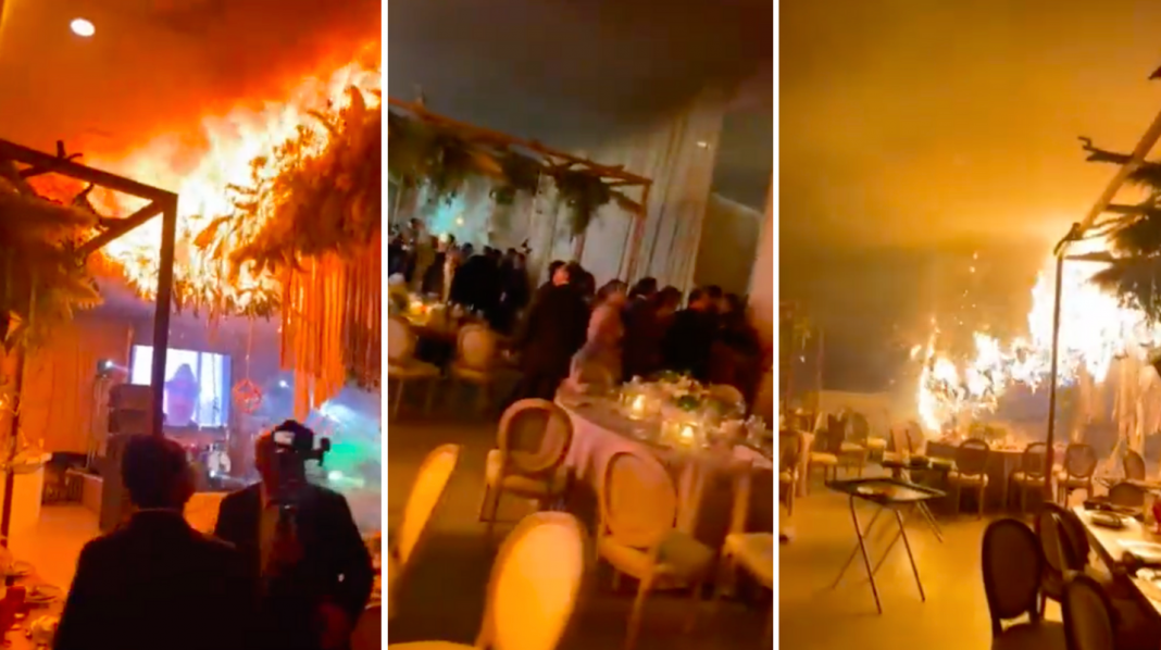 Boda se incendia en Torreón