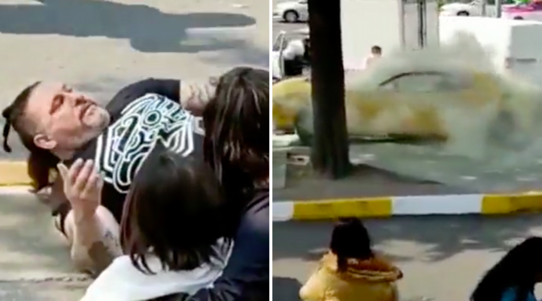 David Páramo comparte video de accidente y agradece ayuda