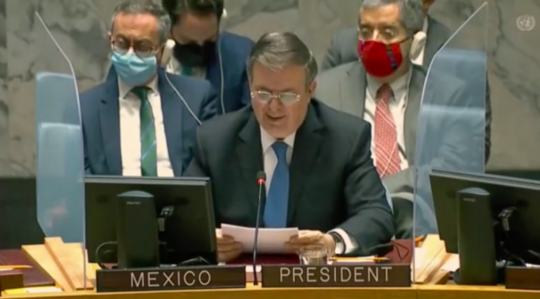 Ebrard exige, ante la ONU, más control de armas