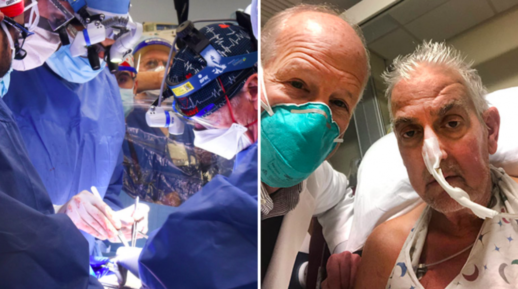 Hombre recibe trasplante de corazón de cerdo