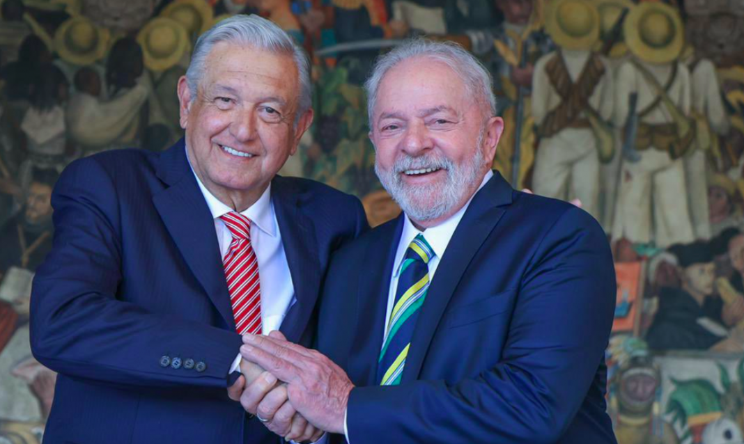 El encuentro de AMLO y Lula da Silva