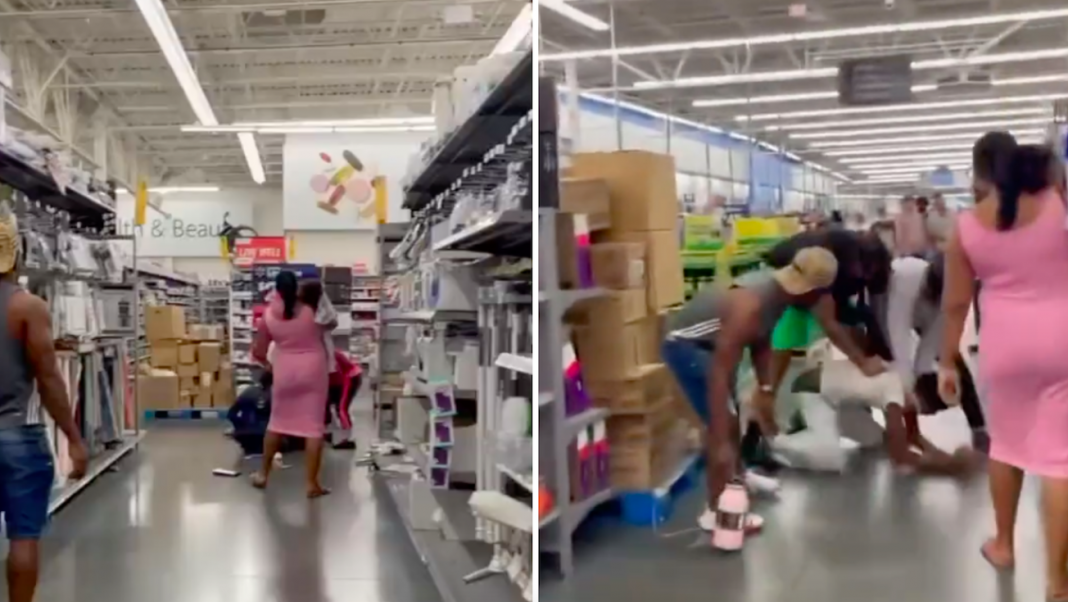 Clientes de Walmart enfrentan a sujeto que habría intentado violar a mujer