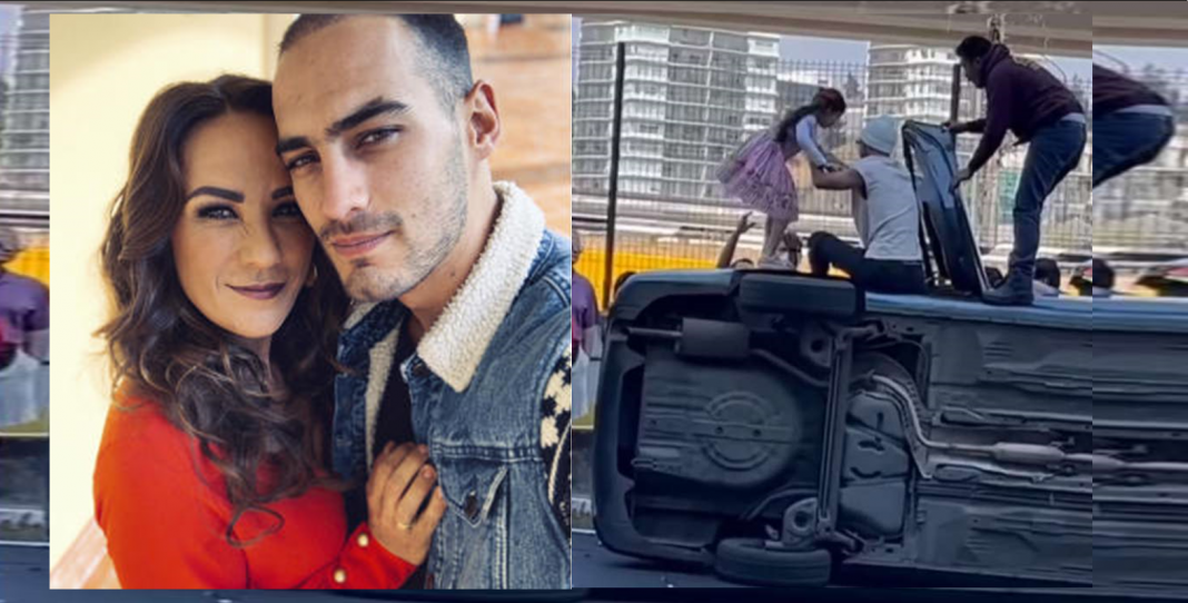 Michel Duval rescata a niños de accidente