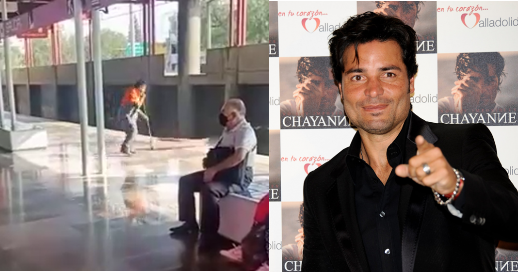 Conserje baila un vals mientras trapea