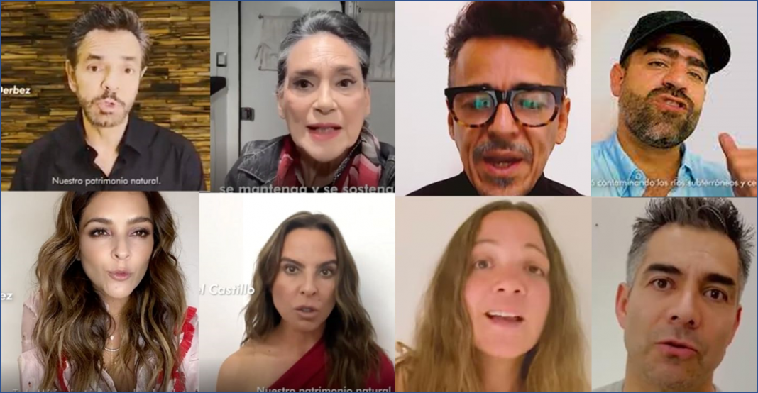 Famosos se unen para frenar el tren Maya