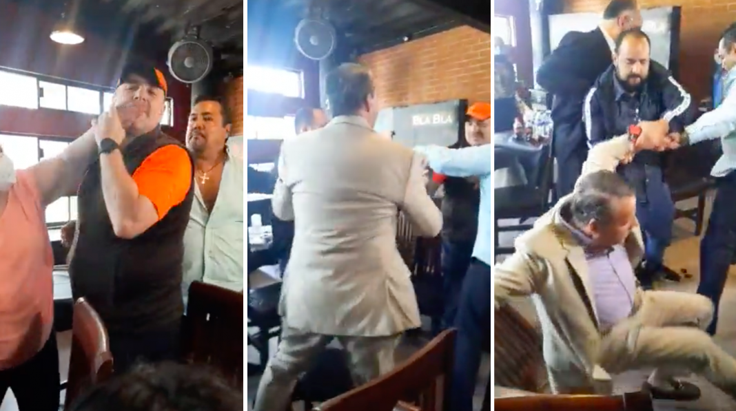 Adame pelea a golpes con abogado de Trejo