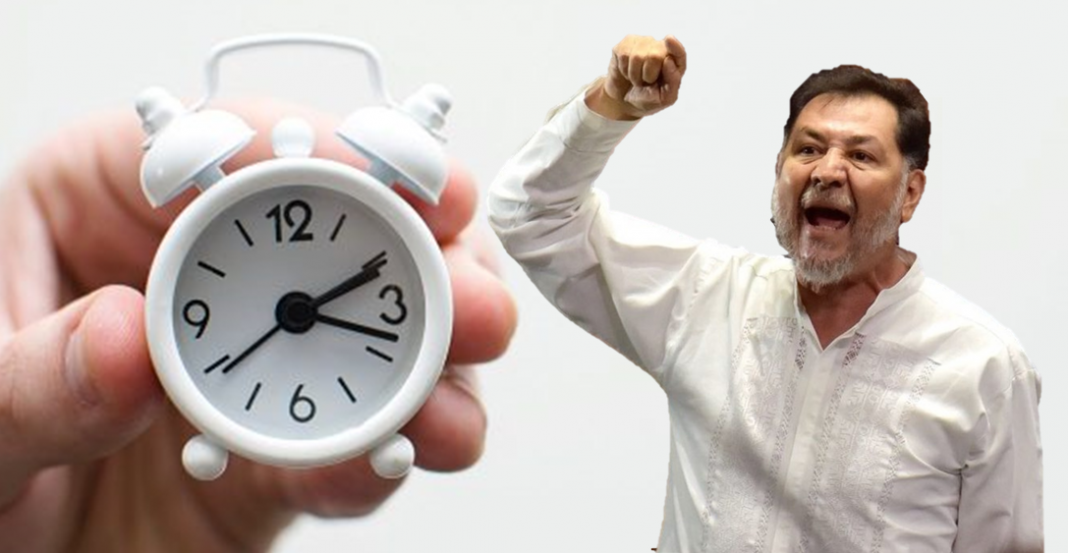 Mañana llega el fin al horario de verano: Noroña