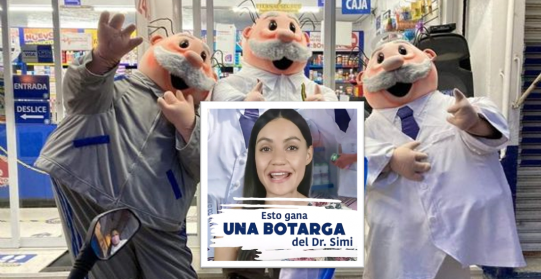 Esto gana una botarga del Dr. Simi
