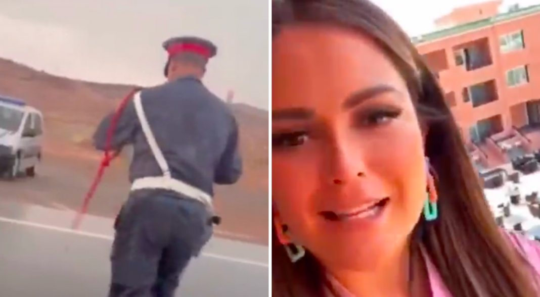 Mariana Echeverría vive problema con la ley, en Marruecos