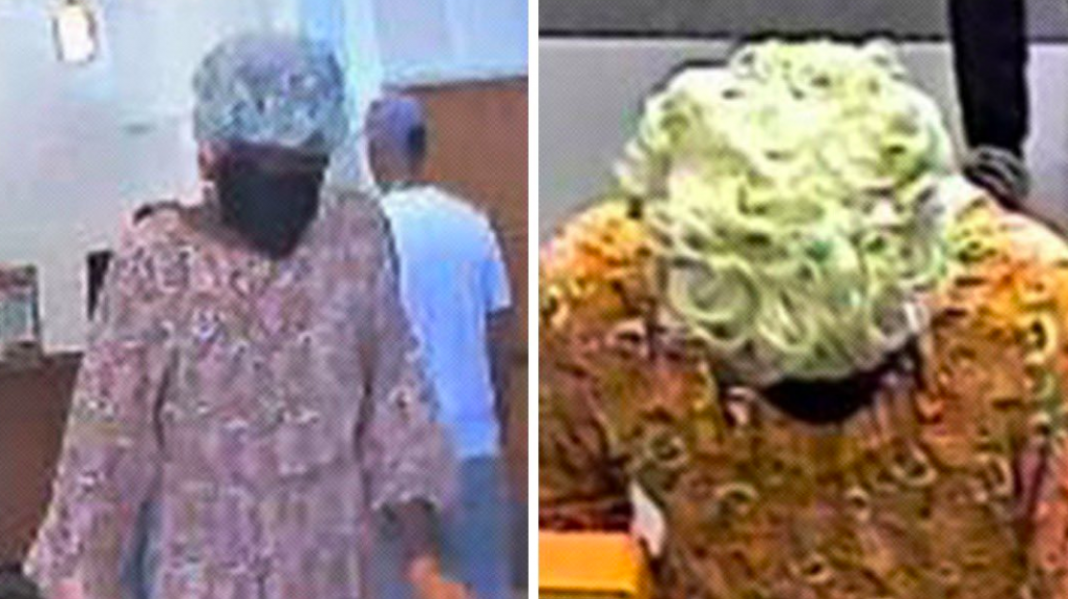 Sospechoso de robo asalta banco disfrazado de anciana