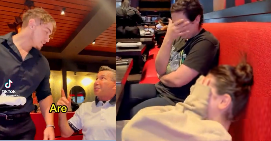 Papá hace pasar a su hija la vergüenza de su vida con mesero