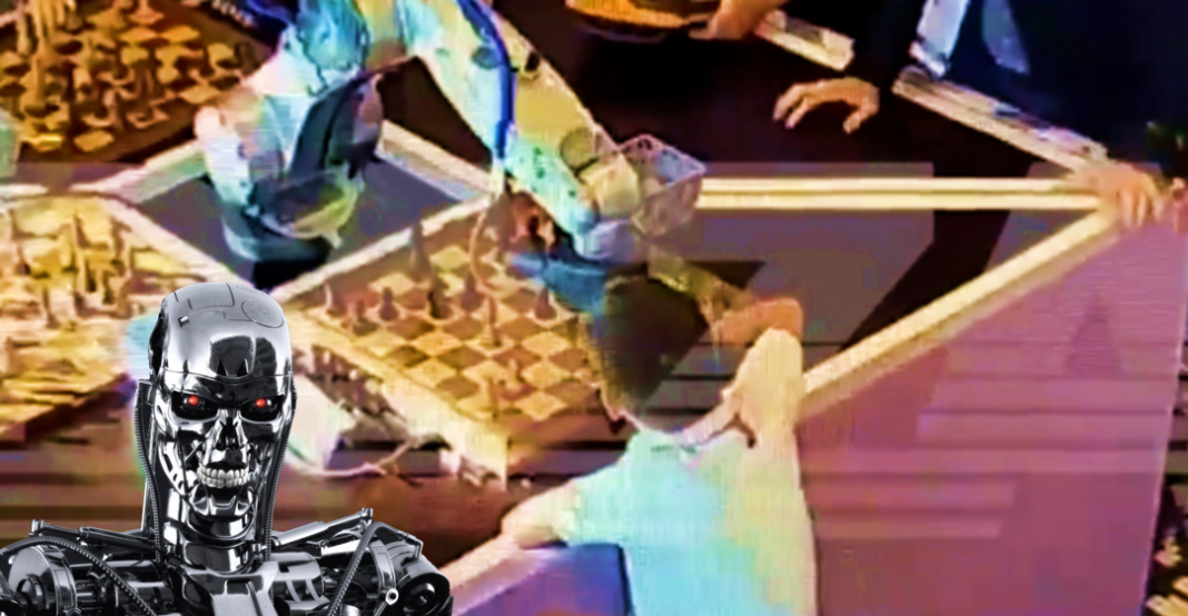 Robot fractura dedo de niño mientras jugaban ajedrez