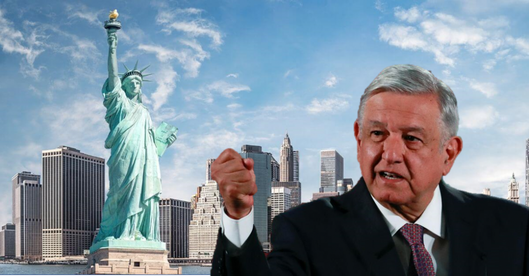 AMLO propone quitar la Estatua de la Libertad