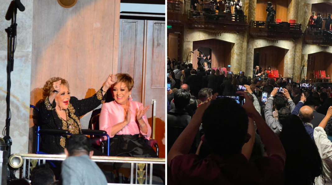 Silvia Pinal hace estallar al público en emoción