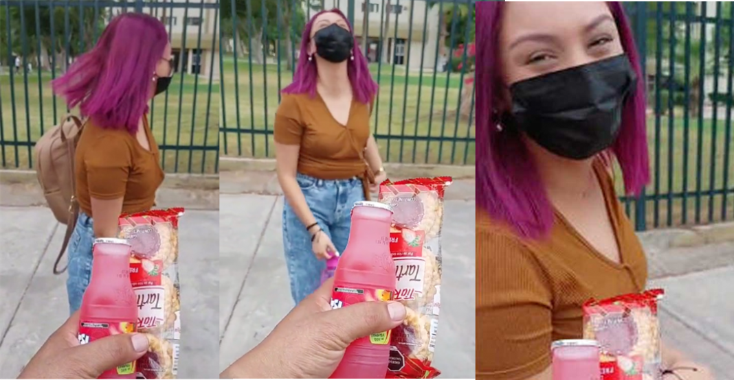 Papá sorprende a hija con lunch en su primer día de universidad